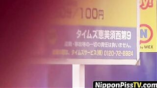 Wicked Japanese angels have no issues peeing openly